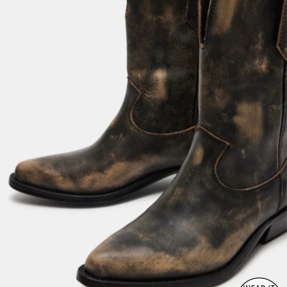 Steve Madden Rumer Distressed Brown Boot. New in box, never worn. - Picture 6 of 8
